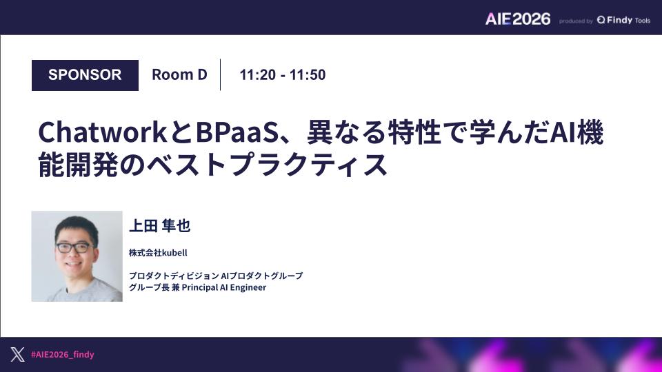 ChatworkとBPaaS、異なる特性で学んだAI機能開発のベストプラクティスのサムネイル画像